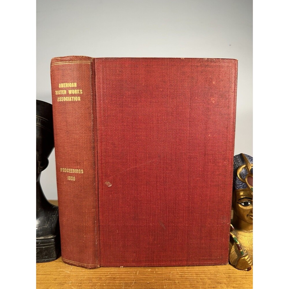 RARE 1906 American Water Works Association Convention Proceeding Dam Engineering